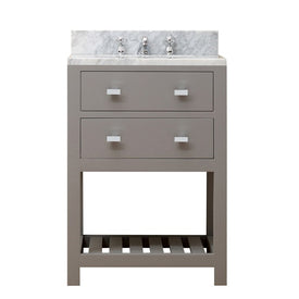 Madalyn 24" Single Bathroom Vanity in Cashmere Gray with Faucet