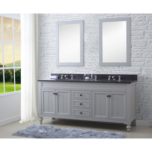 POTENZA72EGCF Bathroom/Vanities/Double Vanity Cabinets with Tops