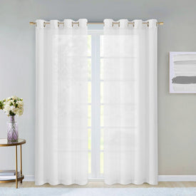 Malibu 108" x 84" Grommet Window Curtain Panel Pair